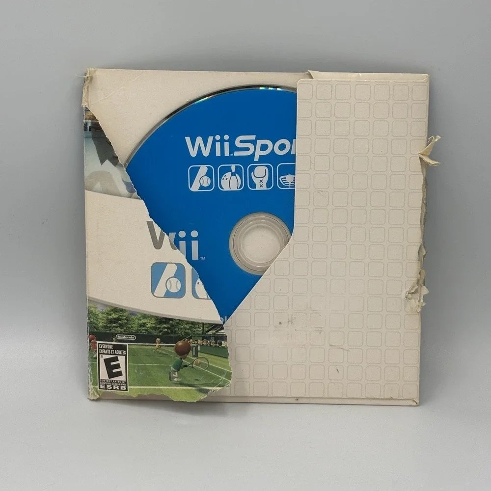 Wii Sports Nintendo Wii 2006 Disc Only NOT WORKING FOR REPAIR CS95SMB-BRK